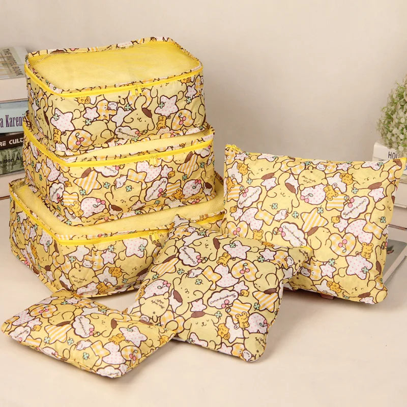 Pompompurin 6pcs Storage Bags
