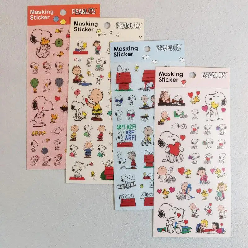 Snoopy 4pcs Stickers Set