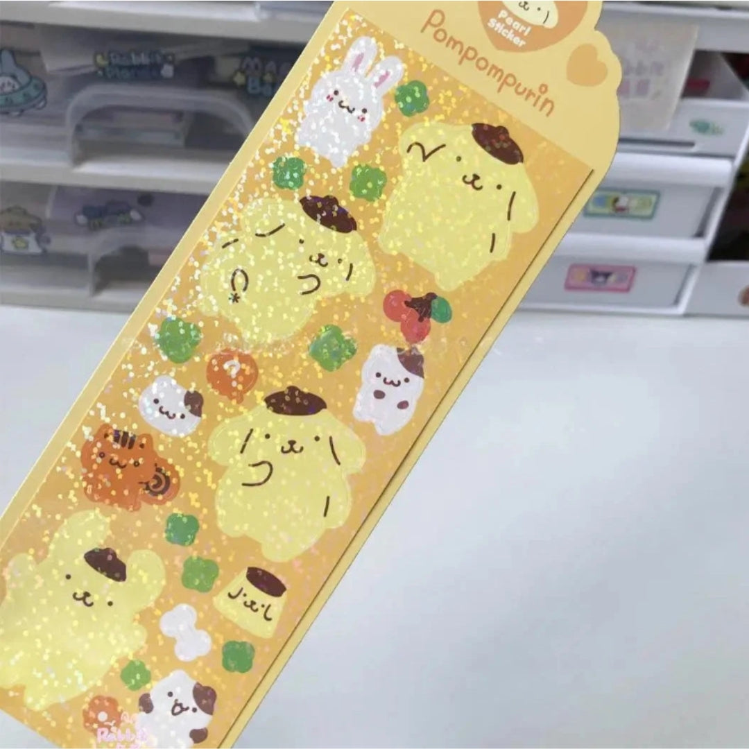 Pompompurin Sparkly Stickers