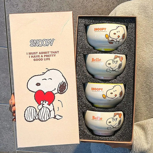 Snoopy 4pcs Bowl Set