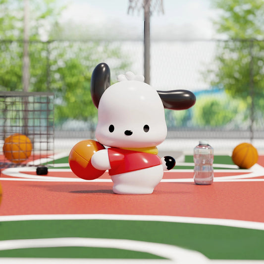 Pochacco Basketball Figurine