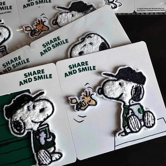 Snoopy 4pcs Embroidered Patch