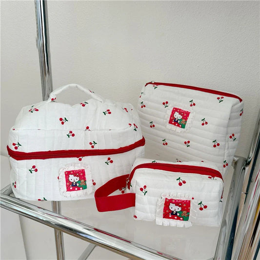 Hello Kitty 3pcs Cosmetic Bag