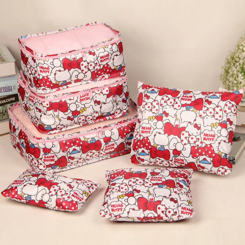 Hello Kitty Original 6pcs Storage Bags