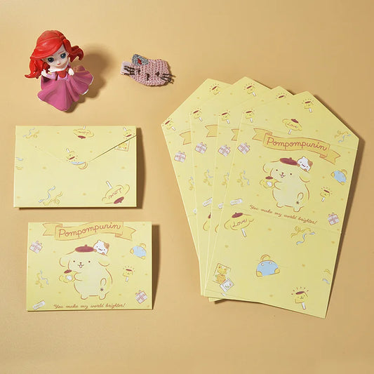 Pompompurin Greeting Cards Set