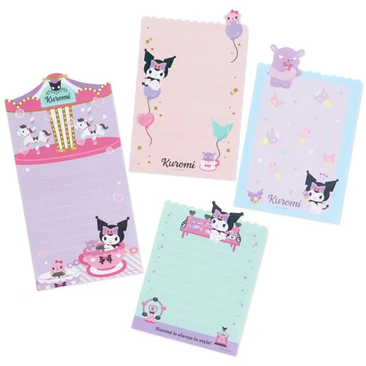 Kuromi 4pcs Memo Pads