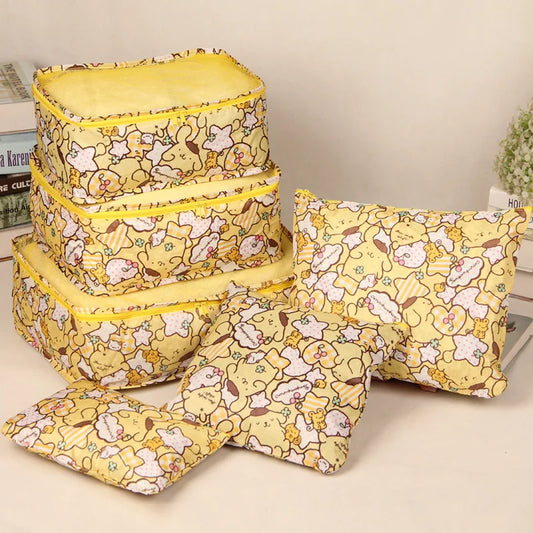 Pompompurin 6pcs Storage Bags