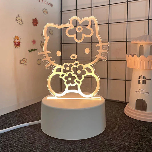 Hello Kitty Flower Table Lamp