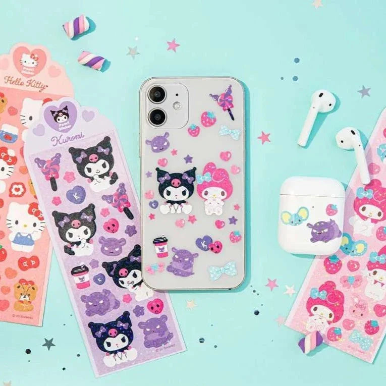 Kuromi Sparkly Stickers