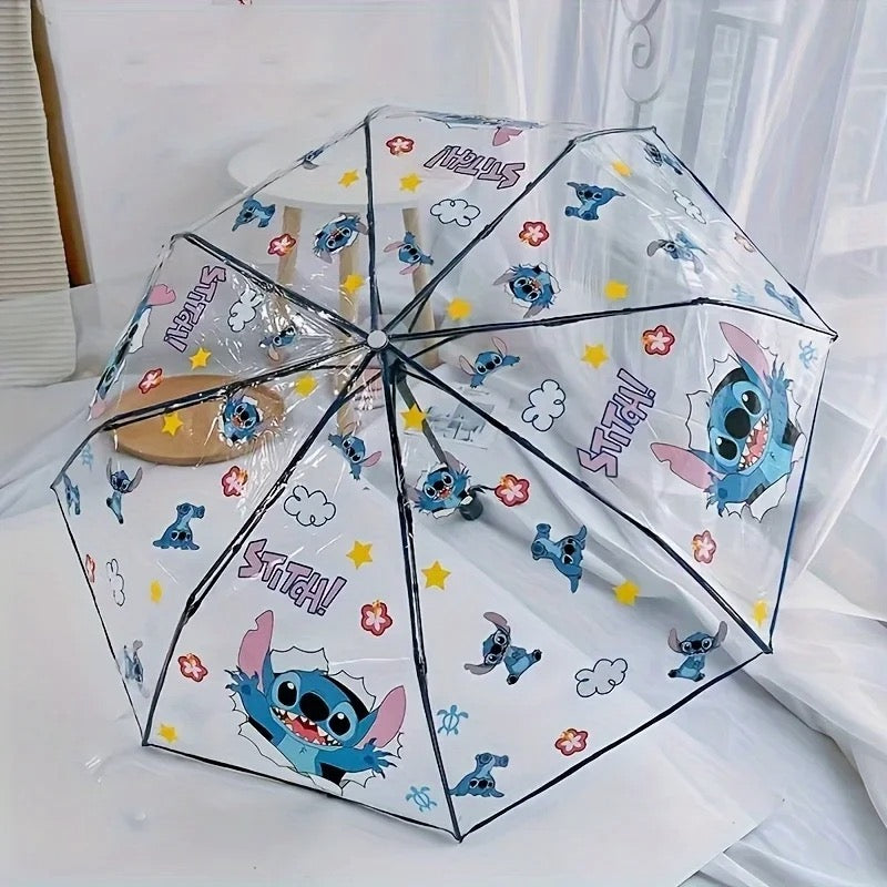 Stitch Transparent Umbrella