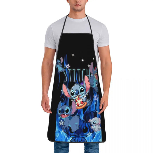 Stitch Eating Pizza Apron