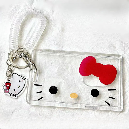 Hello Kitty Transparent Card Holder