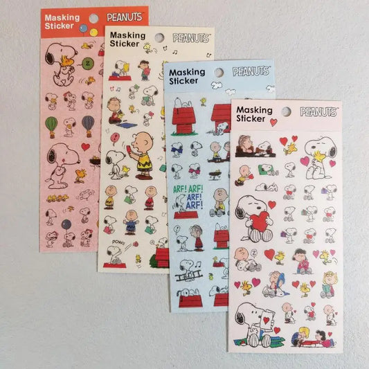 Snoopy 4pcs Stickers Set