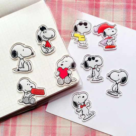 Snoopy Mood 9pcs Brooch Set