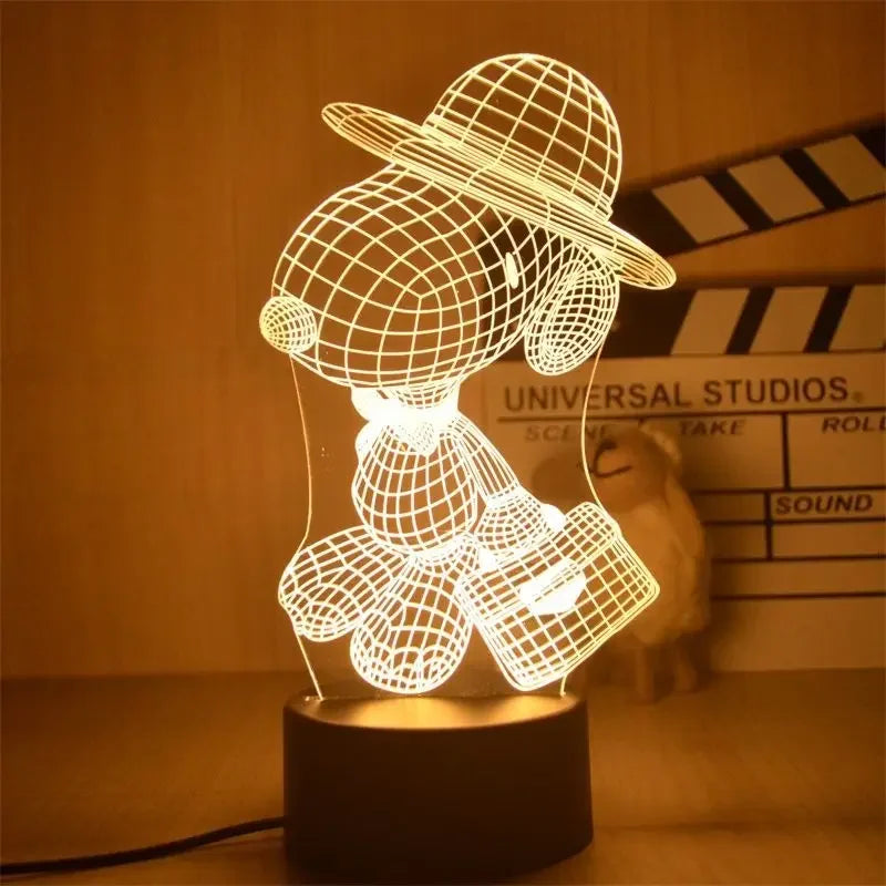 Snoopy Travel Table Lamp