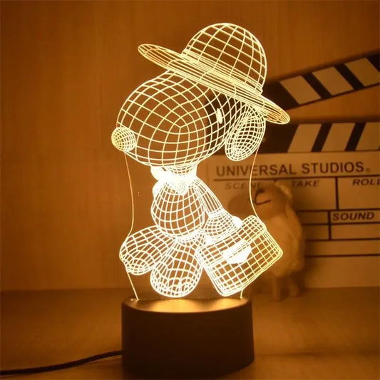 Snoopy Travel Table Lamp