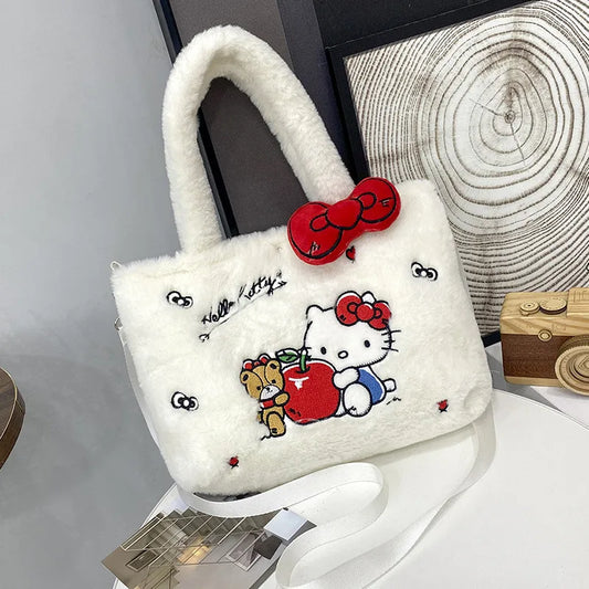 Hello Kitty Plush Tote Bag