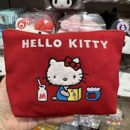 Hello Kitty Plush Cosmetic Bag