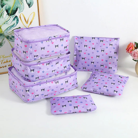 Kuromi 6pcs Storage Bags