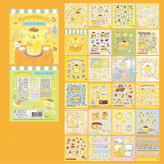 Pompompurin 24 Page Sticker Book