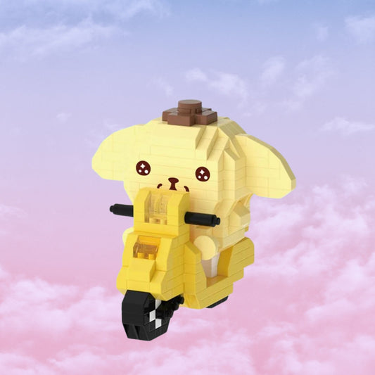 Pompompurin On A Scooter Building Blocks Kit