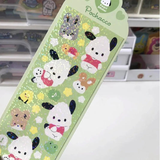 Pochacco Sparkly Stickers