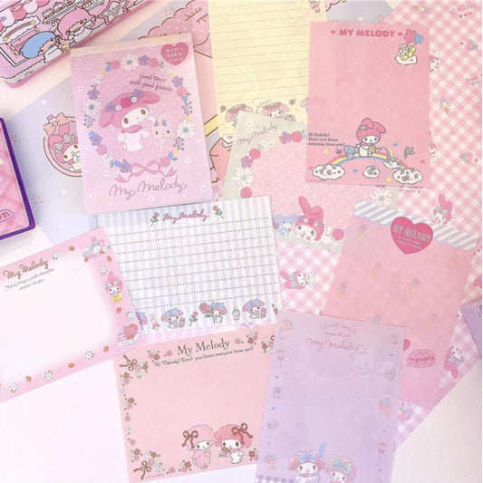 My Melody Notepad Set - Stickers Included