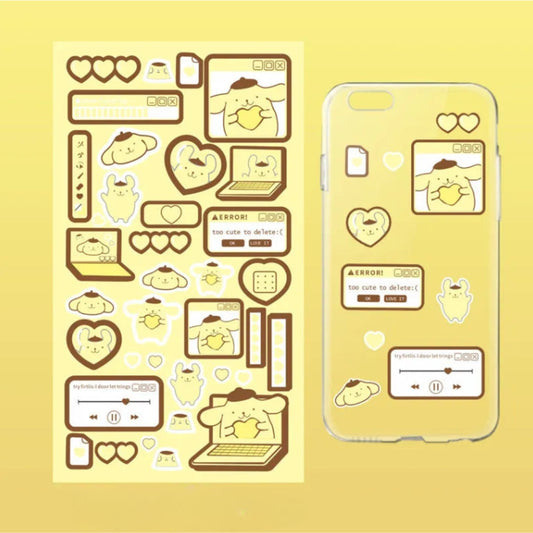 Pompompurin Phone Stickers
