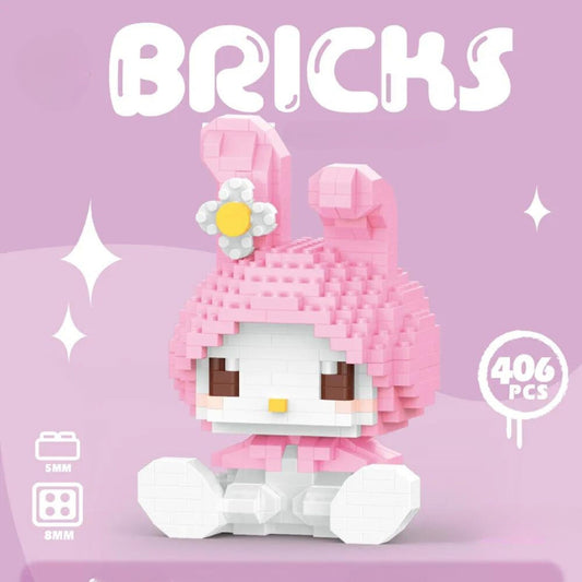 Pink My Melody Building Blocks Kit