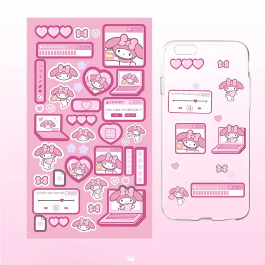 My Melody Phone Stickers