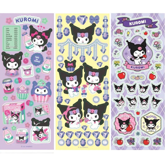 Kuromi 3pcs Stickers Pack