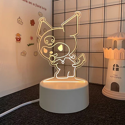 Evil Kuromi Table Lamp