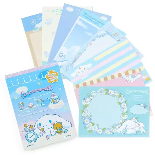 Cinnamoroll Blue Notepad Kit