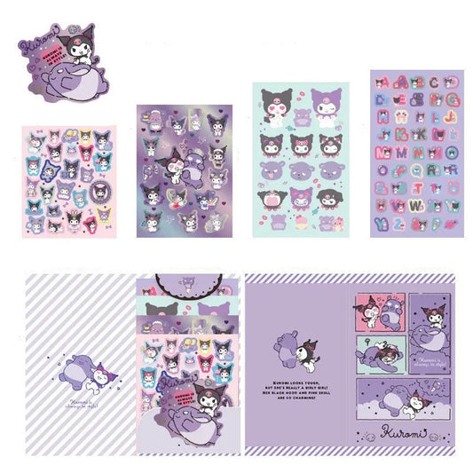 Kuromi 4pcs Sticker Pack